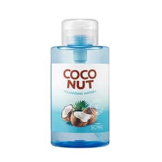 Вода для лица с экстрактом кокоса, очищающая Scinic Coconut Cleansing Water 500 мл