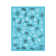 Наклейки для ногтей Krimle Слайдер-дизайн 511 1 шт