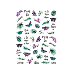 Наклейки для ногтей Krimle Слайдер-дизайн 519 1 шт