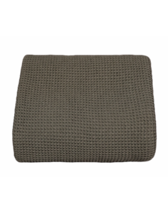 Плед вязаный Warm Whiff Хаки 240x260 см Хлопок 100 %