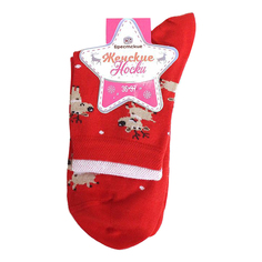 Носки женские Брестские красные