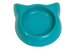 Одинарная миска для кошек Darell, пластик, голубой, 0,25 л Дарэлл