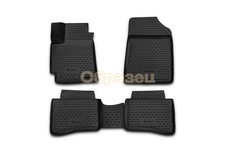 Коврики 3D в салон KIA Sportage, 2010-2016, 4 шт. (полиуретан) Element