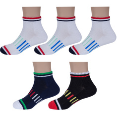 Носки для мальчиков ХОХ 5-SPD-15 цв. белый; синий; черный р. 38