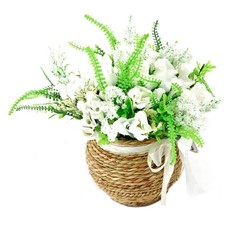 Цветок искусственный Gloria Garden Нежные розы белый 18 x 16 x 18 см