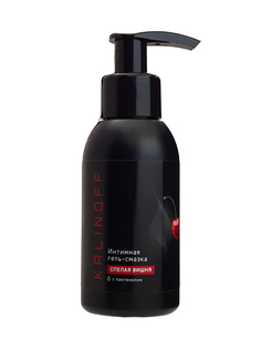 Интимная гель-смазка KALINOFF «Спелая вишня» с пантенолом, флакон с дозатором 100 мл