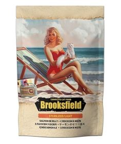 Влажный корм для кошек Brooksfield Лосось в желе 85гр