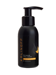 Интимная гель-смазка KALINOFF «Тропический банан» с пантенолом, флакон с дозатором 100 мл