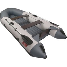 Лодка Тонар Капитан 166328 3,3 x 1,45 м белая/серая