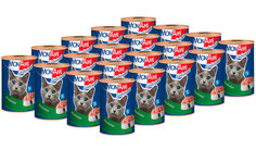 Консервы для кошек MonAmi Delicious с индейкой, 20шт по 350г