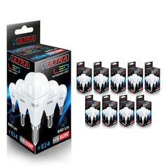 Светодиодная Лампочка ULTRA LED G45 8,5W E14 4000K комплект 10 шт.