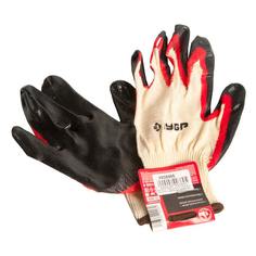 Перчатки STAYER повышенной износостойкости с двойным латексным обливом;Х/Б 11458-S