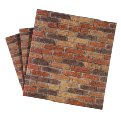 Самоклеящиеся 3D панели обои для стен , дизайн кирпич 3 шт. Misha Expo