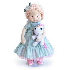 Кукла Minimalini Аврора с единорогом Пудингом 38 см, Mm-Avrora-01