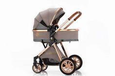 Коляска-трансформер luxmom HGV9 brown