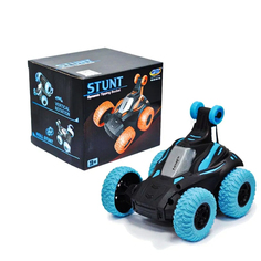 Трюковая машинка Market toys lab перевертыш, синяя