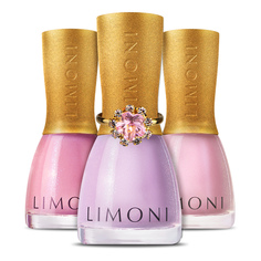 Лак для ногтей детский LIMONI на водной основе Bambini Набор №18, Тон 10, 11, 12