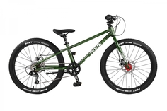 Детский 2-колесный велосипед Moon Joker 24 disk 7 spd Green Crackle/зеленый