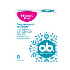 Тампоны o.b. ProComfort мини 8шт