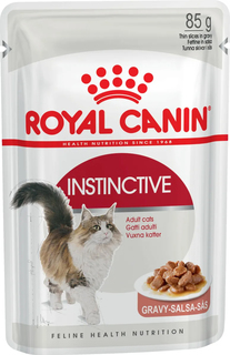 Влажный корм для кошек ROYAL CANIN Instinctive, мясо, 24шт по 85г