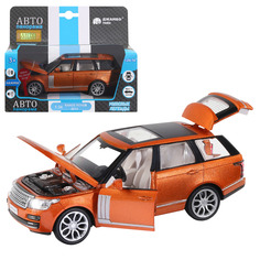 Машинка инерционная Автопанорама М1:34, 2013 Range Rover оранжевый, JB1251296