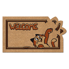 Коврик придв. 40х70 см Kokarda, арт. 22022 Кот-шалун PHP SRL