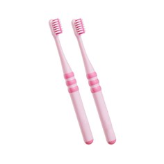 Зубная щетка детская Xiaomi Dr. Bei Toothbrush розовая, 2 шт.