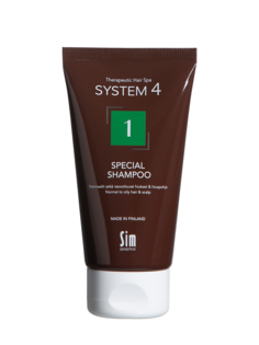 Шампунь Sim Sensitive для кожи головы склонной к жирности System 4, 75 мл
