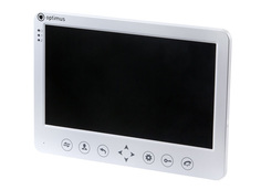 Монитор видеодомофона Optimus VM-10.1 White Белый