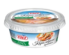Креветки Vici очищенные вареные в рассоле 200 г