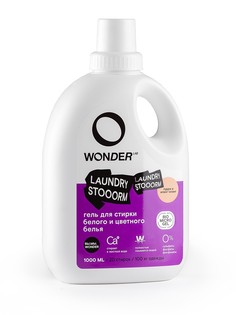 Гель для белых/цветных тканей Wonderlab Laundry Stooorm пудра и иланг-иланг 1 л