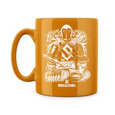 Кружка World of Tanks Sabaton Knight Limited Edition оранжевая