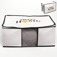 Короб для хранения с pvc-окном Sweet home, 30 х 45 х 20 см Textura