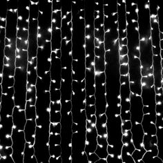 Светодиодная гирлянда "Занавес" с коннектором 1,5x1 м 12 нитей по 10 led белый 22GS Веселуха