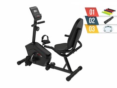 Горизонтальный велотренажер UNIXFIT BR-340 Compact + набор для фитнеса