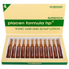 Лосьон против выпадения волос Wt-Methode Placen Formula Hp Botanica 12 ампул по 10 мл