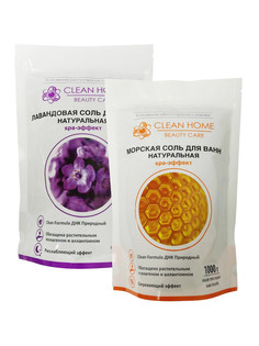 Морская соль для ванны Clean Home Beauty Care 2 упаковки