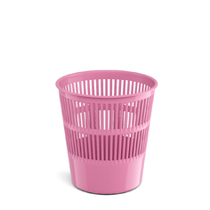 Корзина для бумаг сетчатая пластиковая ErichKrause® Pastel 9л розовый