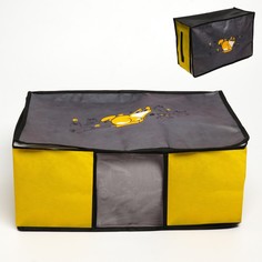 Короб для хранения с pvc-окном Кошки, 30 х 45 х 20 см Textura