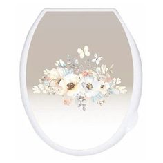 Сиденье для унитаза с декором "Акварель" 1110129 Violet