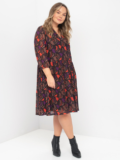 Платье женское SAMOON by GERRY WEBER коричневое