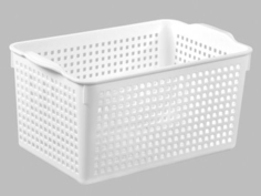 Корзинка Лофт 5,3л 295х185х145мм (белый) (13) Violet