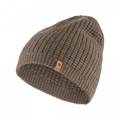 Шапка бини женская Fjallraven Structure Beanie коричневая, р 54-60