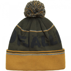 Шапка бини мужская Fjallraven Pom Hat deep forest-acorn, р 54-60