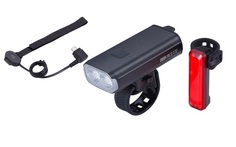 Велосипедный фонарь комплект BBB Strikduo 1600 Combo Bls-137 Signal Remote черный