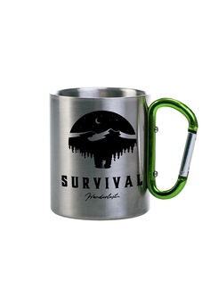 Термокружка металлическая СувенирShop "Поход/Путешествия/Горы" 280 мл