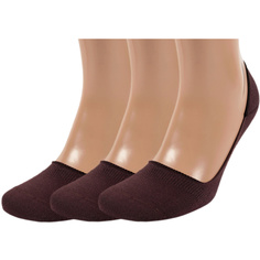 Комплект носков мужских ХОХ 3-SM-1301 коричневых; черных 29