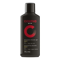 Гель-шампунь для душа Cosmia Men Sport 3 в 1 75 мл