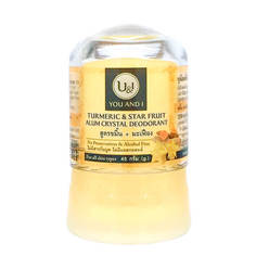 Дезодорант Thai House of Nature You & I Alum Crystal Deodorant Turmeric & Star Fruit 45 гр