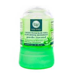 Дезодорант Thai House of Nature You & I Alum Crystal Deodorant Green Tea & Aloe Vera 45 гр